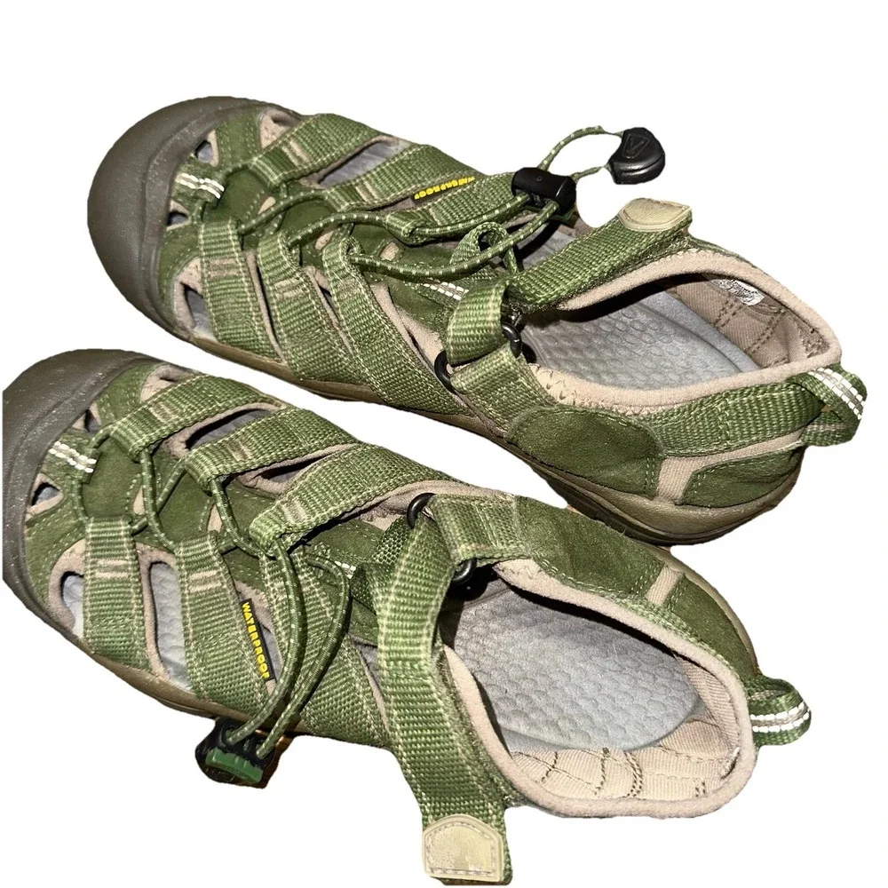 Keen Big‎ Kids Youth Size US 4 Newport H2 Army Green Sport Sandals Shoes 1008586